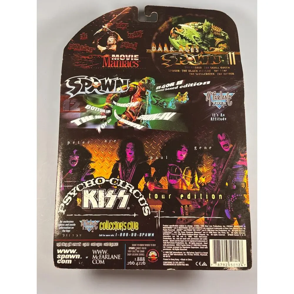 KISS Vintage Psycho Circus Tour Edition Peter Criss 1998 McFarlane Toys 5”